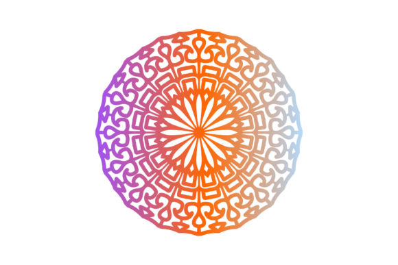Download Mandala Icon Bohemian Style Gradient Art - Bohemian Collection