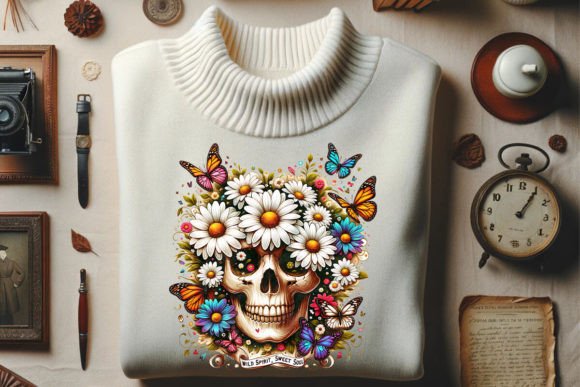 Download Soulful Skull Bohemian Art - Bohemian Collection