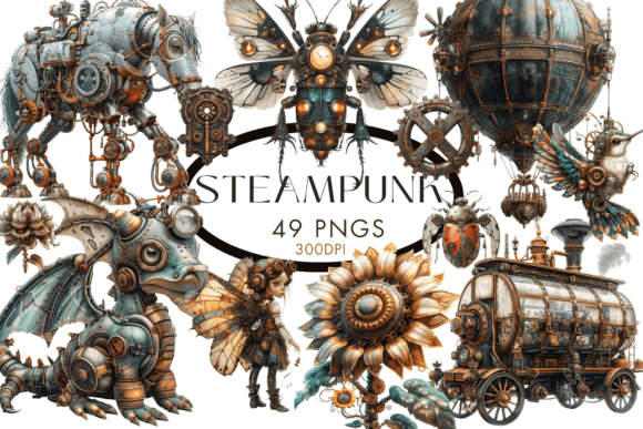 Download Steampunk Clipart PNG - Steampunk clipart Collection