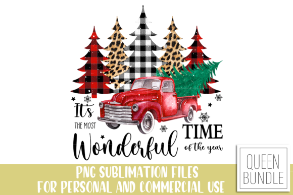 Download It's the Most Wonderful Time| Red Truck - Premium Bundle